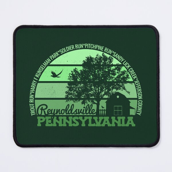 Item preview, Reynoldsville Pennsylvania Sunset Retro Vintage Local Pride Logo designed and sold by CRHPOD20.