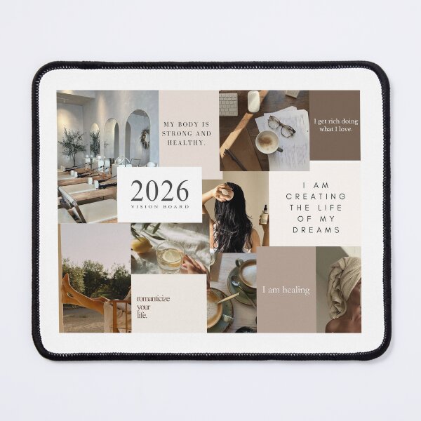 Item preview, Feminine Vision Board Woman Era 2026 designed and sold by travelzies.