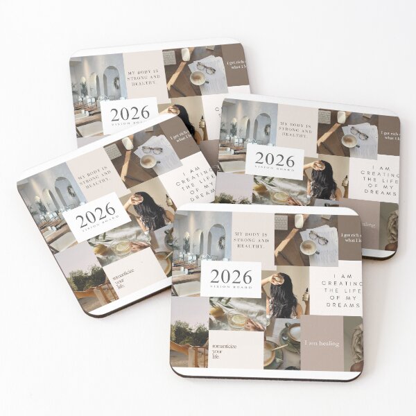 Item preview, Feminine Vision Board Woman Era 2026 designed and sold by travelzies.