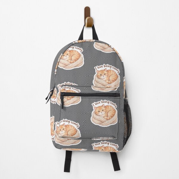 Item preview, Cute I love being Comfy Kitten cartoon design designed and sold by Vintage Designs +.