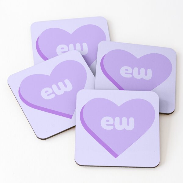 Item preview, Anti-Valentine Candy Heart - Ew designed and sold by Little Spoop.
