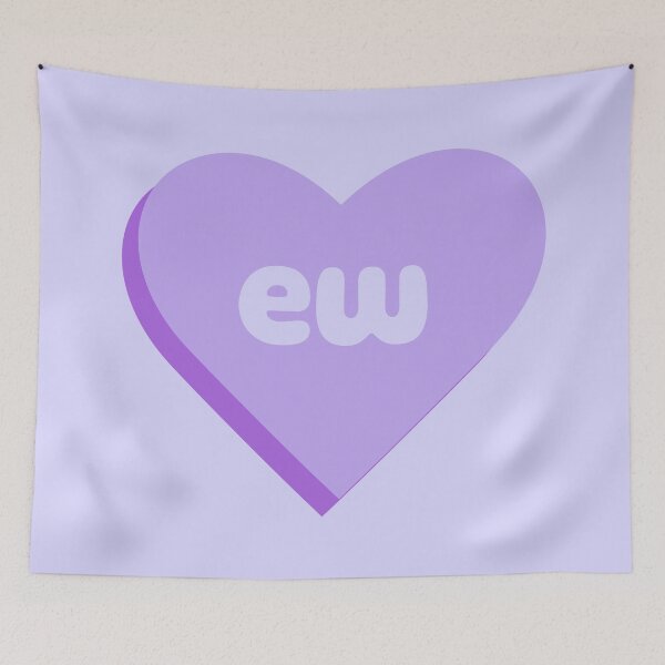 Item preview, Anti-Valentine Candy Heart - Ew designed and sold by Little Spoop.