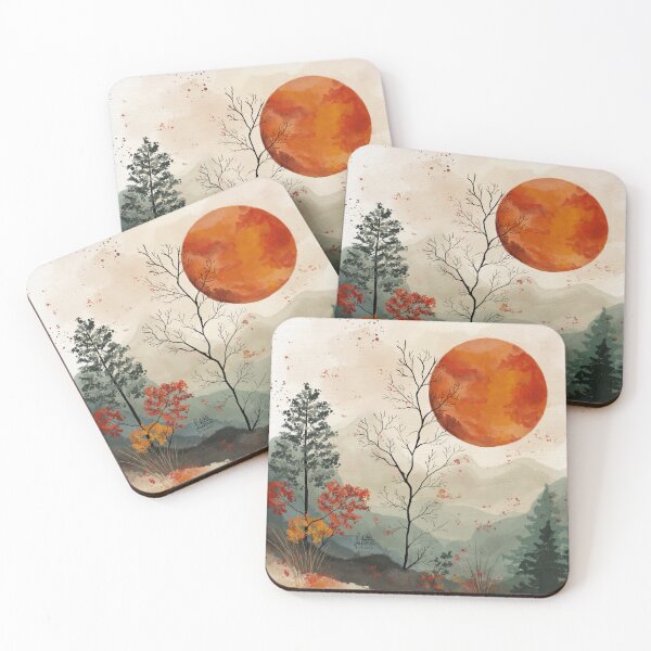Item preview, Sunset Mountainscape designed and sold by Kiwiblooms_.