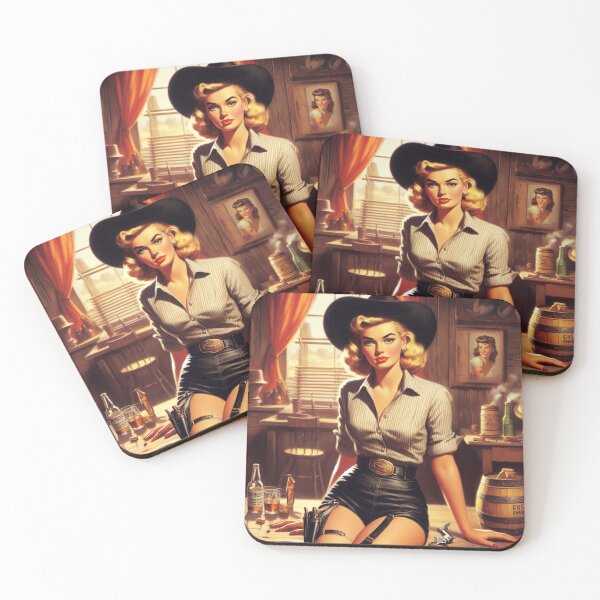 Item preview, Vintage Country Pin-up designed and sold by PulpVintage.