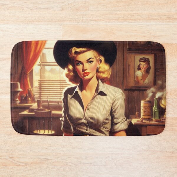 Item preview, Vintage Country Pin-up designed and sold by PulpVintage.