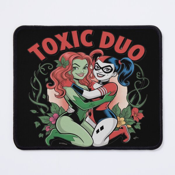 Item preview, Toxic Duo Harley Quinn & Poison Ivy – Gotham's Deadly Besties Embrace designed and sold by Midnight Veil Designs.