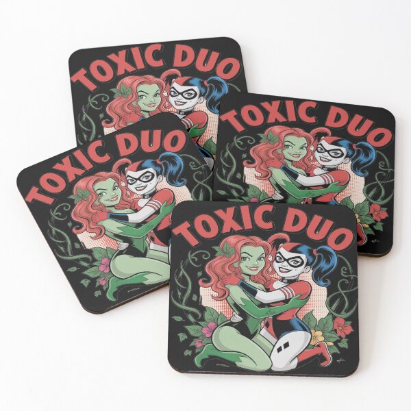 Item preview, Toxic Duo Harley Quinn & Poison Ivy – Gotham's Deadly Besties Embrace   designed and sold by Midnight Veil Designs.