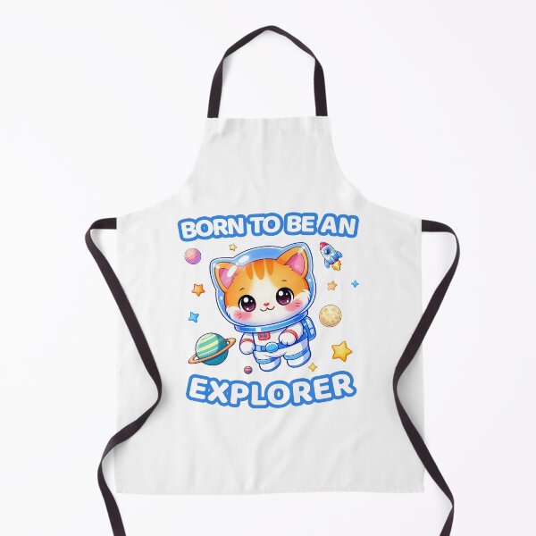 Item preview, Born to be an explorer - astronaut cat M designed and sold by made4K.