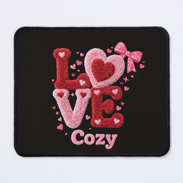 Item preview, Cozy Love – Plush Heart Valentine Design designed and sold by La-Nuna.