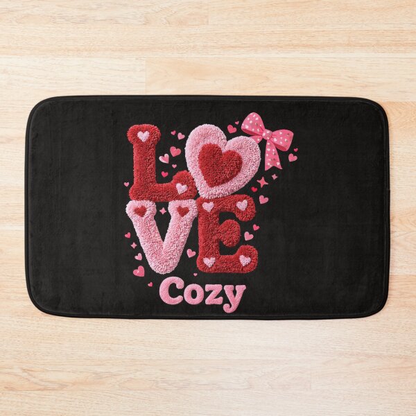 Item preview, Cozy Love – Plush Heart Valentine Design designed and sold by La-Nuna.