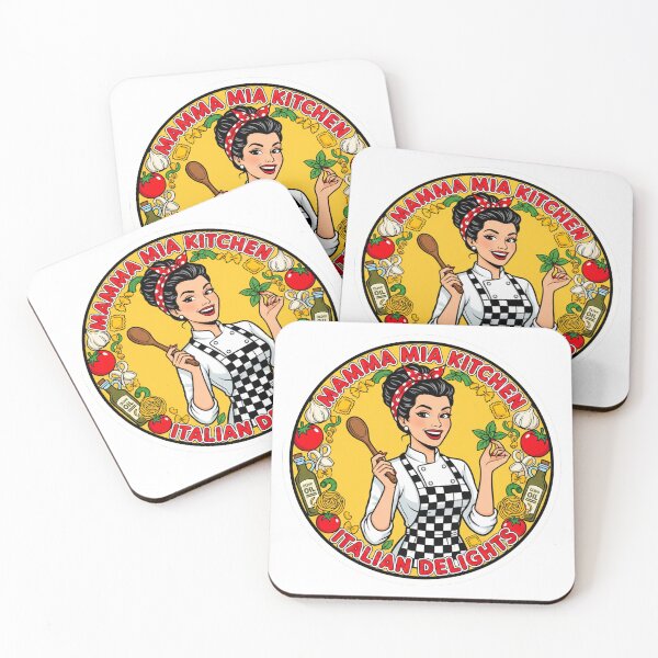 Item preview, Italian Mama Chef – Vintage Kitchen Cooking Sticker designed and sold by C3J7.