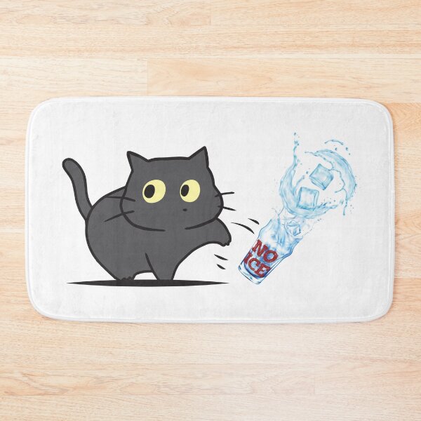 Item preview, No ICE Black Cat Knocking Over Glass ice t-shirts tees hoodies pins stickers magnets mugs Defund Abolish ICE Protect Immigrants Protest Shirts designed and sold by allfreelance.