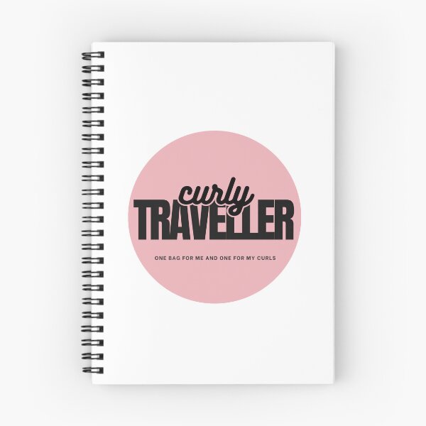 Item preview, Curly Traveller – Pink Travel design for Curly Hair Lover designed and sold by Eli5Ol.