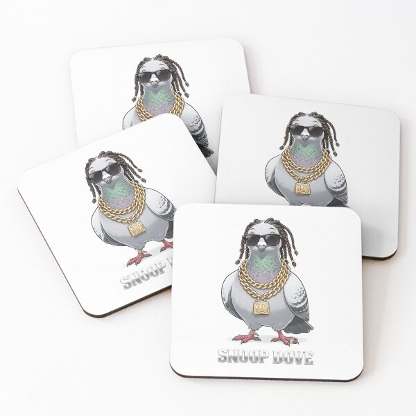 Item preview, Snoop Dove – Funny Gangster Dove Parody Graphic Tee designed and sold by WearContext.