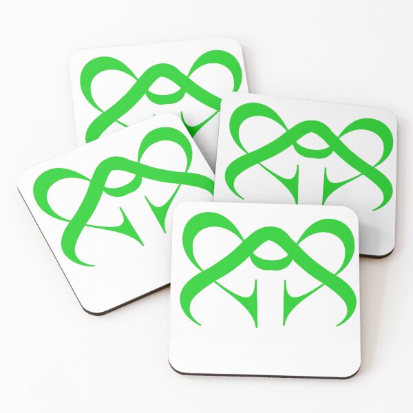 Item preview, Green Celtic Heart Knot Symbol Art designed and sold by Adappai.