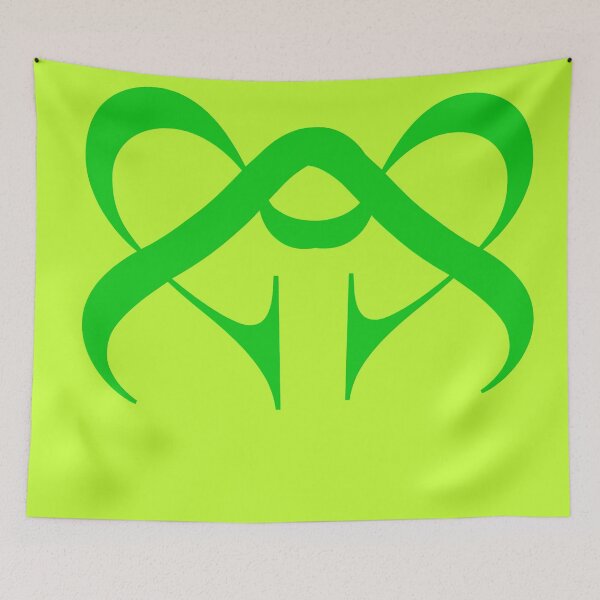 Item preview, Green Celtic Heart Knot Symbol Art designed and sold by Adappai.