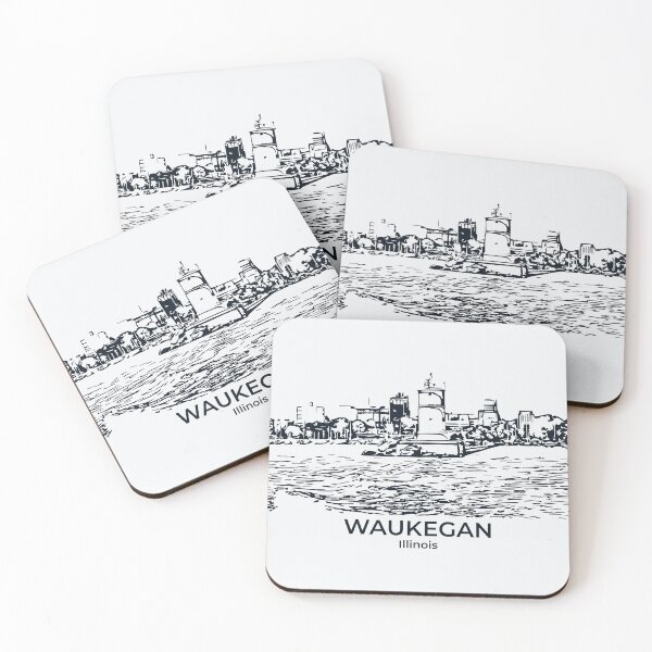 Item preview, Waukegan - Illinois designed and sold by Lakeric Cityscapes.