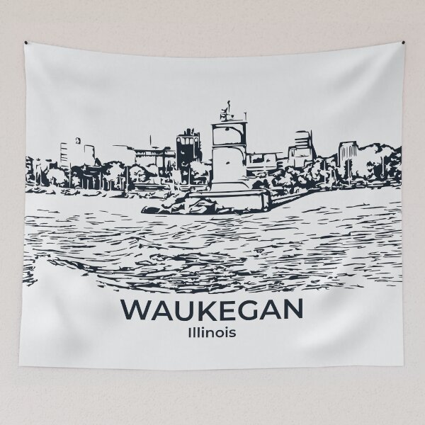 Item preview, Waukegan - Illinois designed and sold by Lakeric.