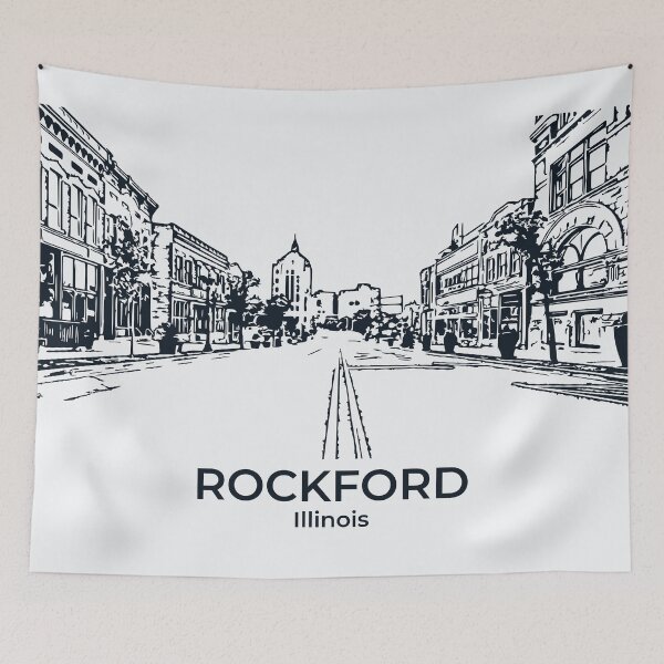 Item preview, Rockford - Illinois designed and sold by Lakeric Cityscapes.