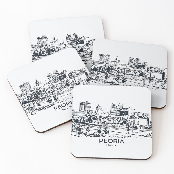 Item preview, Peoria - Illinois designed and sold by Lakeric Cityscapes.