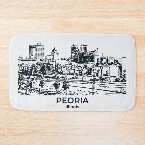 Item preview, Peoria - Illinois designed and sold by Lakeric Cityscapes.