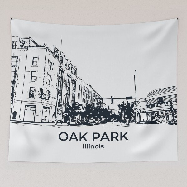 Item preview, Oak Park - Illinois designed and sold by Lakeric.
