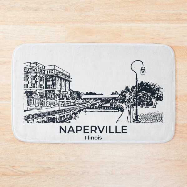Artikelvorschau, Naperville - Illinois entworfen und verkauft von Lakeric Cityscapes.