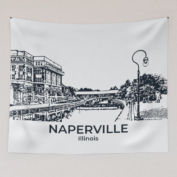 Item preview, Naperville - Illinois designed and sold by Lakeric Cityscapes.