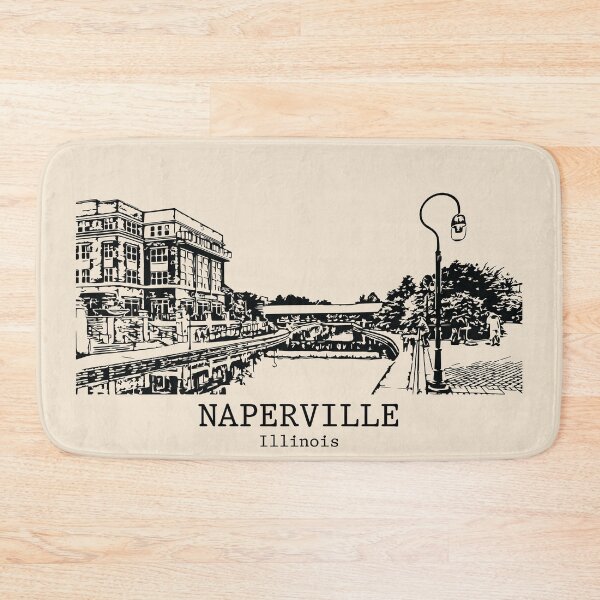 Artikelvorschau, Naperville - Illinois entworfen und verkauft von Lakeric Cityscapes.