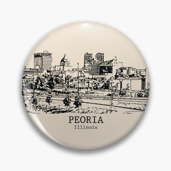 Item preview, Peoria - Illinois designed and sold by Lakeric Cityscapes.