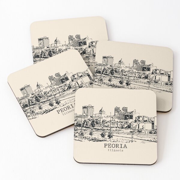 Item preview, Peoria - Illinois designed and sold by Lakeric Cityscapes.