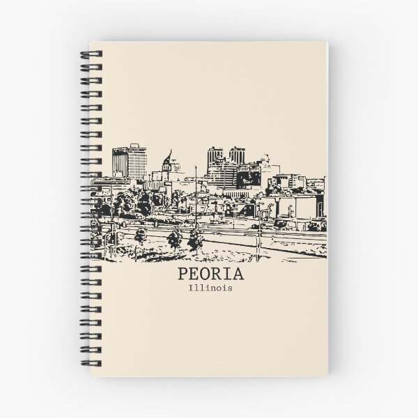 Item preview, Peoria - Illinois designed and sold by Lakeric Cityscapes.