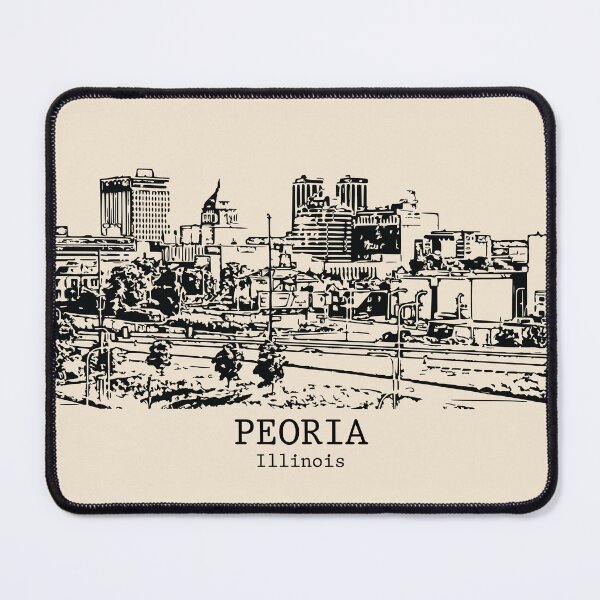 Item preview, Peoria - Illinois designed and sold by Lakeric Cityscapes.