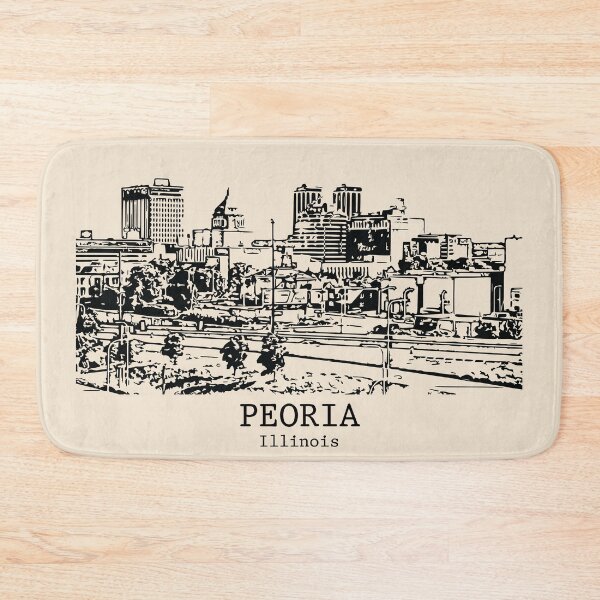 Item preview, Peoria - Illinois designed and sold by Lakeric Cityscapes.
