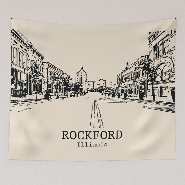Item preview, Rockford - Illinois designed and sold by Lakeric Cityscapes.