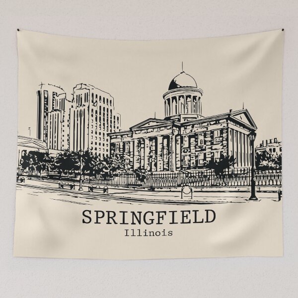 Aperçu de l'œuvre Springfield - Illinois créée et vendue par Lakeric.