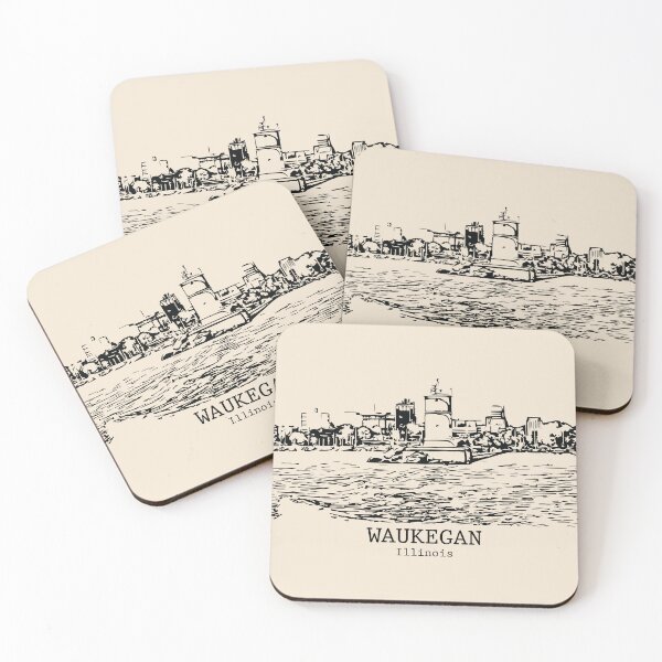 Item preview, Waukegan - Illinois designed and sold by Lakeric Cityscapes.