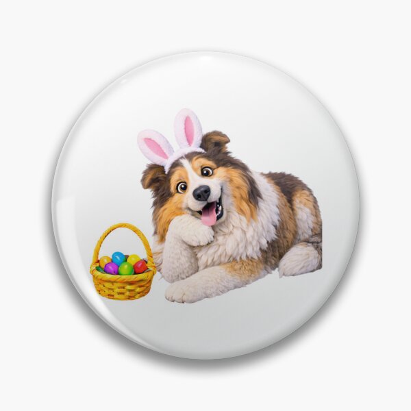 Item preview, Easter Rough Collie designed and sold by Sillytoe.
