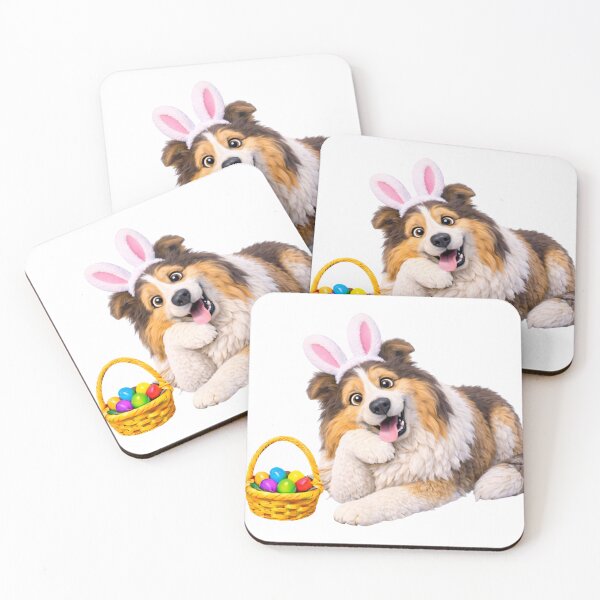 Item preview, Easter Rough Collie designed and sold by Sillytoe.