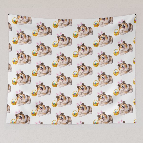 Item preview, Easter Rough Collie designed and sold by Sillytoe.