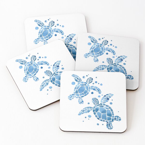 Item preview, Blue Sea Turtles designed and sold by LMY Designs.