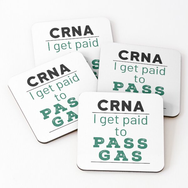 Item preview, CRNA Nurse Anesthetist Funny I Get Paid to Pass Gas  designed and sold by jaygo.