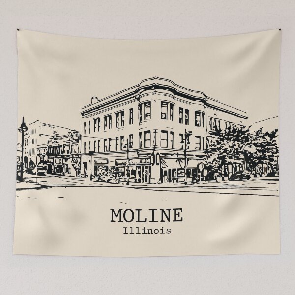 Item preview, Moline - Illinois designed and sold by Lakeric Cityscapes.