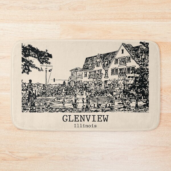 Item preview, Glenview - Illinois designed and sold by Lakeric Cityscapes.