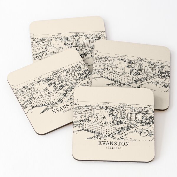 Item preview, Evanston - Illinois designed and sold by Lakeric Cityscapes.