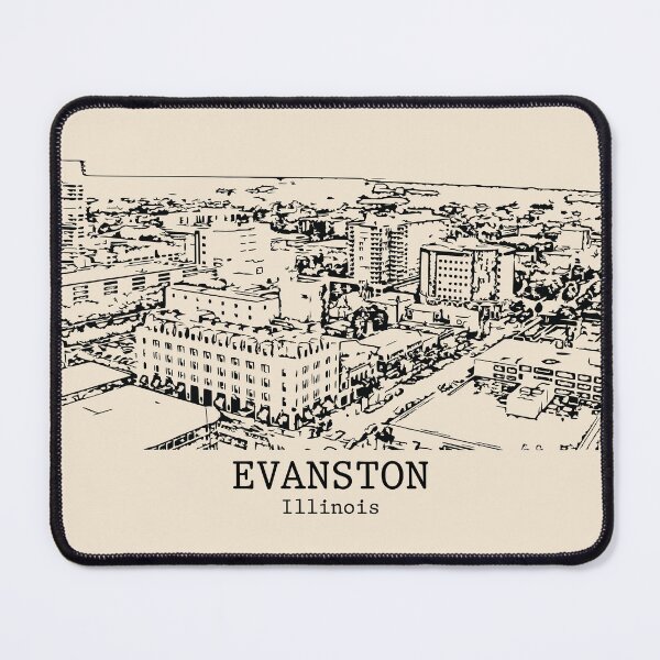 Item preview, Evanston - Illinois designed and sold by Lakeric Cityscapes.