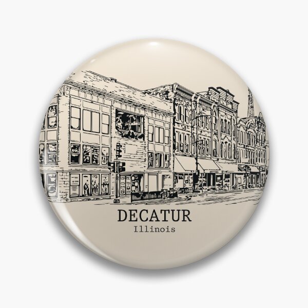 Item preview, Decatur - Illinois designed and sold by Lakeric Cityscapes.