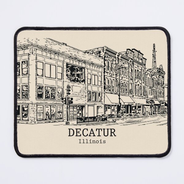 Item preview, Decatur - Illinois designed and sold by Lakeric Cityscapes.