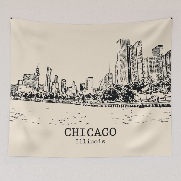 Item preview, Chicago - Illinois designed and sold by Lakeric Cityscapes.