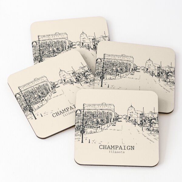 Item preview, Champaign - Illinois designed and sold by Lakeric Cityscapes.